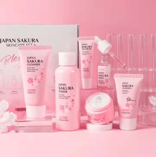 Japan Sakura Skin Care Set طقم العناية بالبشرة ساكورا اليابانية