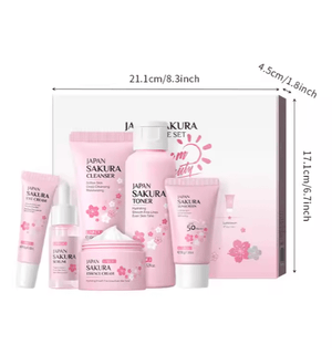Japan Sakura Skin Care Set طقم العناية بالبشرة ساكورا اليابانية