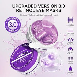 Retinol Hydra-Gel Eye Patches لصقات العين ريتينول هيدرا جل من لانبينا